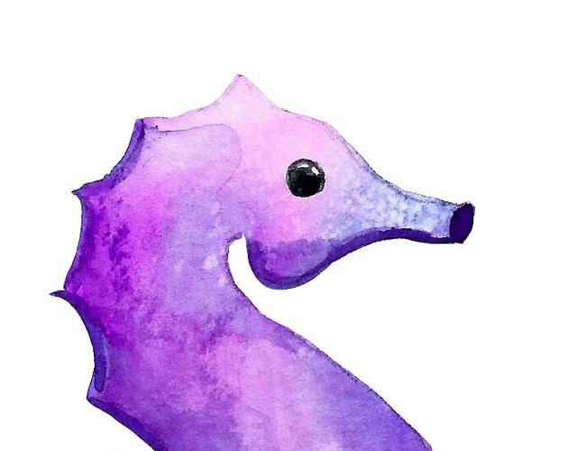 彩色水墨水彩绘画素材