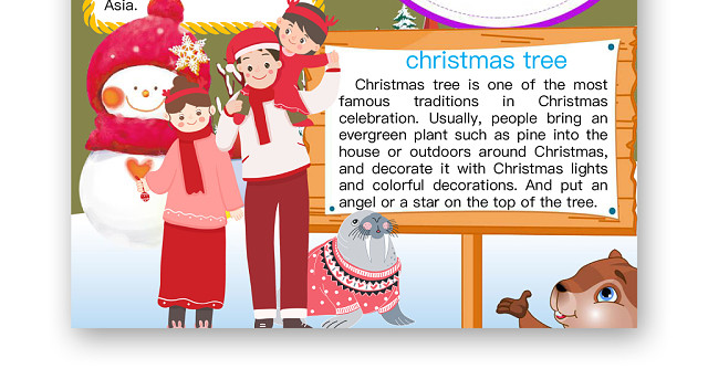 简约可爱MERRY CHRISTMAS圣诞节小报WORD模板