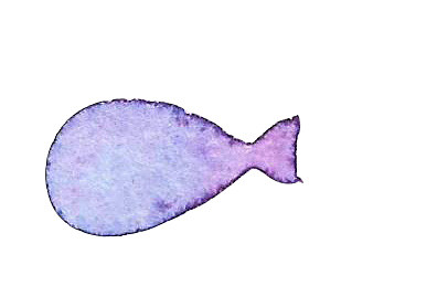 水彩海洋元素花纹装饰绘画素材
