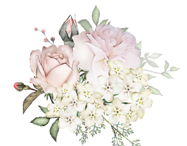 花束花朵矢量图素材