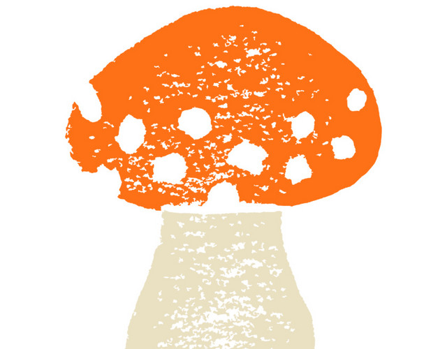 蘑菇植物装饰矢量图素材