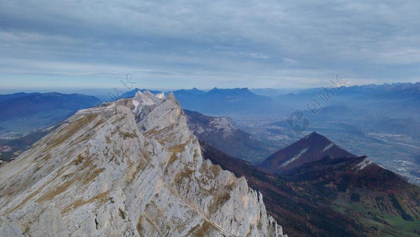 VERCORS 山 秋天 徒步旅行 景观 山间小道 阿尔卑斯山