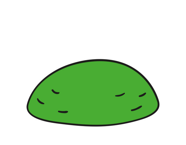 手绘卡通草地素材
