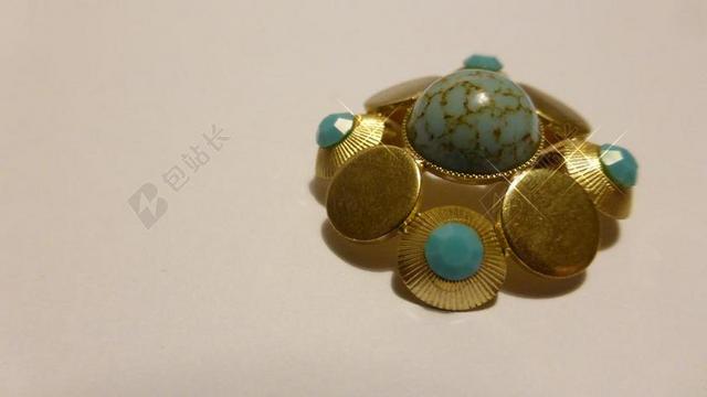 胸针 珠宝 时尚饰品 黄金 绿松石 徽章 闪亮 女子 女性