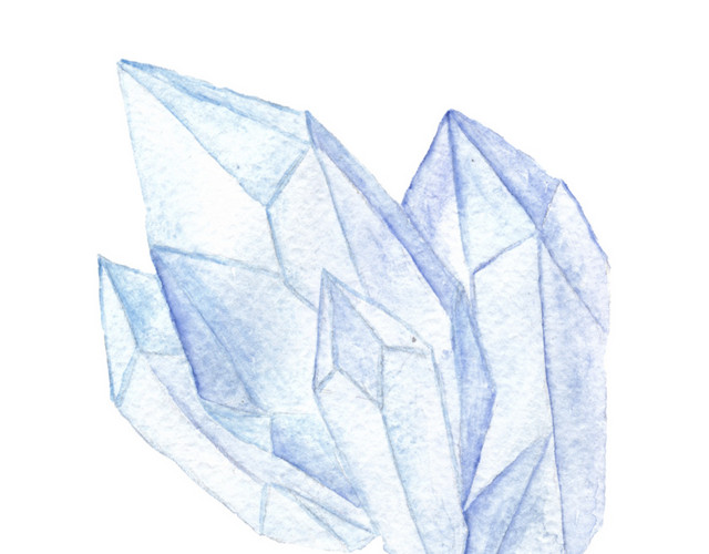 白色水晶素材