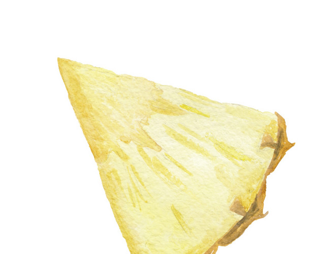 黄色菠萝素材