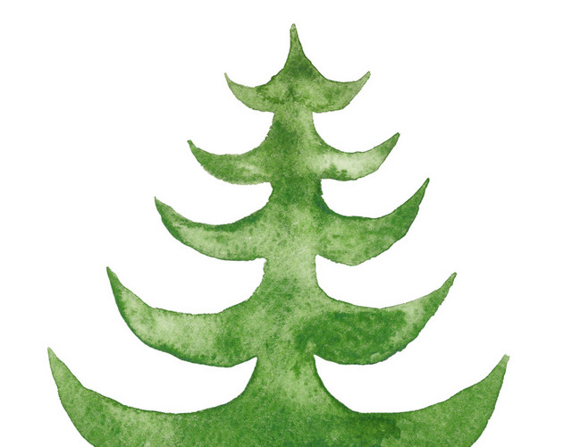 绿色松树素材