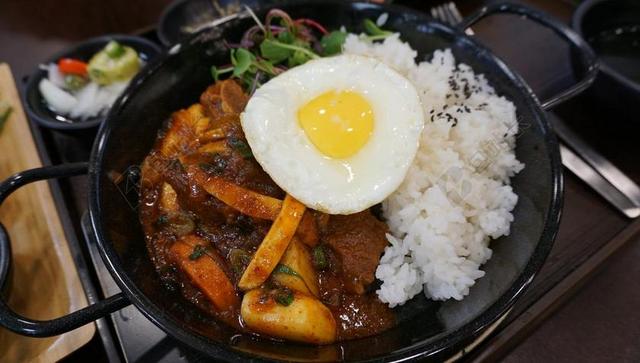 韩国食品 食品 韩式 辣味猪肉排骨 食品摄影 餐饮 大韩民国