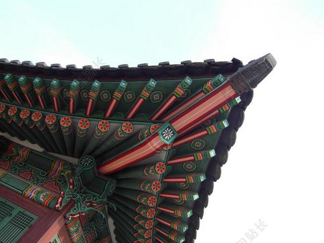 汉城 紫禁城 昌德宫 老学校 景观 韩国 历史 传统 屋面瓦