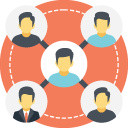 社交人物图标矢量元素素材