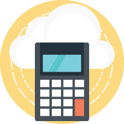 云端计算机图标矢量元素