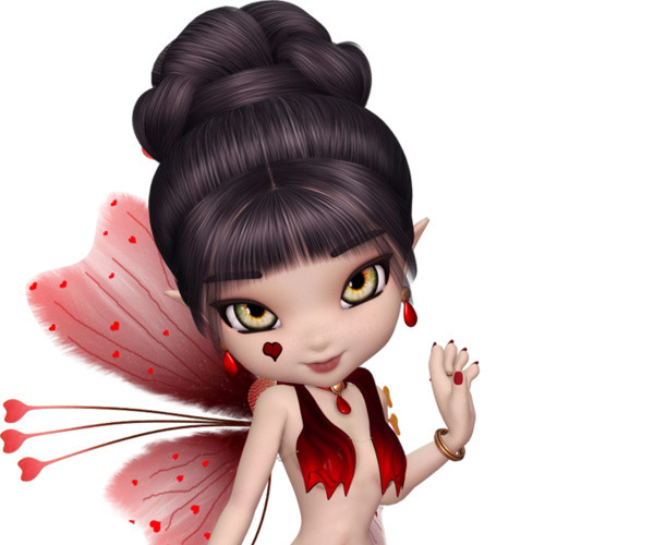 手绘花仙子