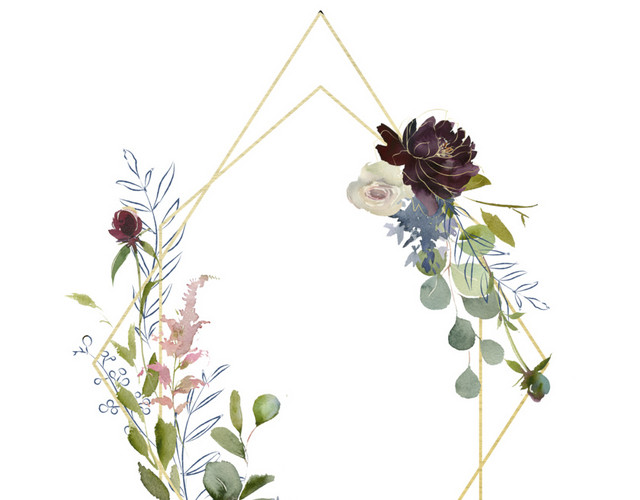 花草边框矢量素材