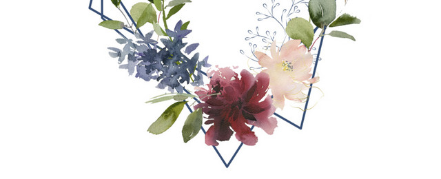 花草边框矢量素材