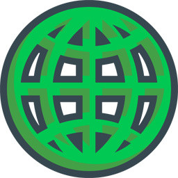 绿色地球标志素材