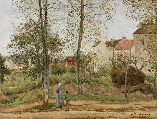 卡米耶 · PISSARO 画 布面油画 艺术 自然 目睹 天空