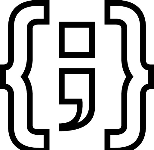 黑色手绘图标标点符号素材
