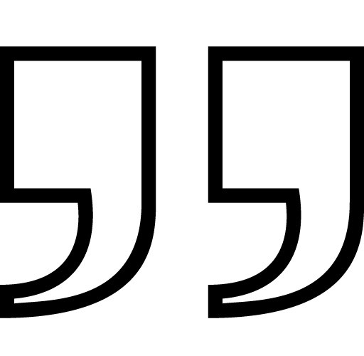 双引号的标志矢量元素
