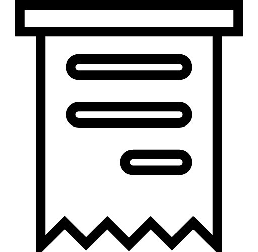 黑色手绘图标锦旗素材