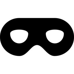 黑色眼罩图标