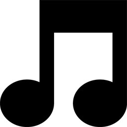 黑色音符图标
