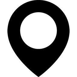 地图位置黑色图标
