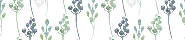 植物水彩插画背景素材