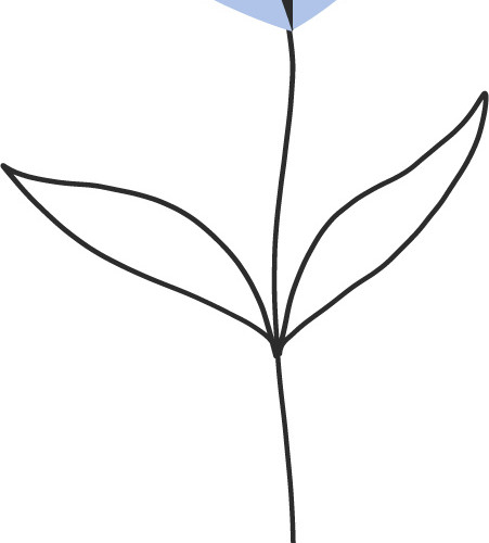 卡通植物手绘扁平插画