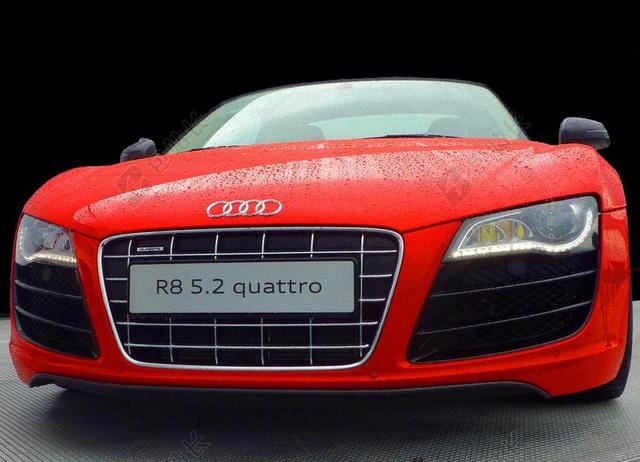 跑车 奥迪 奥迪 QUATTRO 汽车 车辆 红色