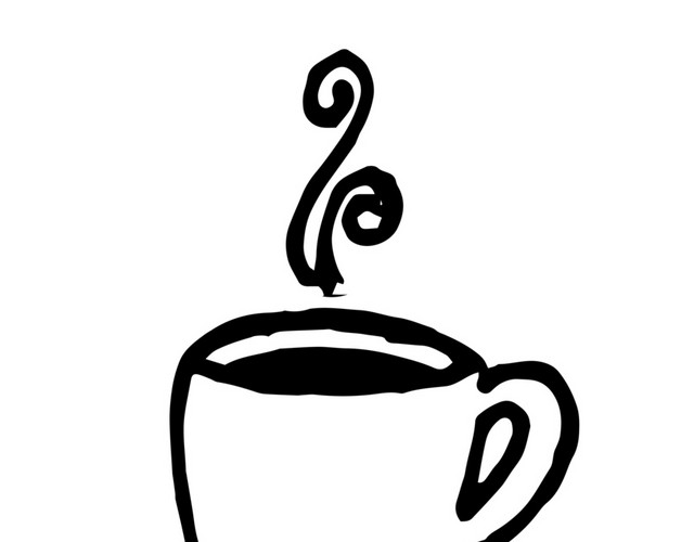 冒热气的茶杯矢量元素