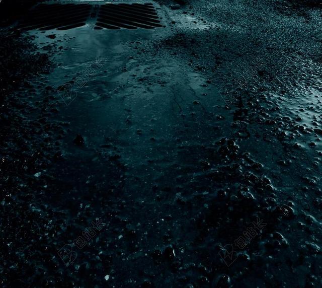 污水渠 雨 水 水洼 路面 路 街