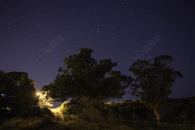摄影星空的夜晚背景图片