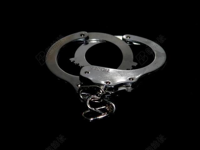 手铐 8 黑银 捕获 金属 钢 链