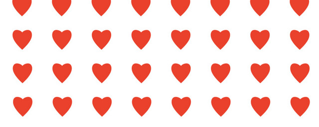 红色爱心ILOVEYOU素材下载