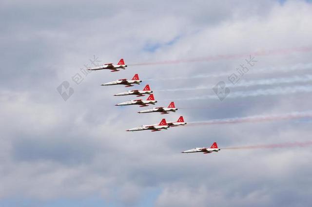 FLUGSHOW 特技飞行表演 飞行施塔费尔 飞 飞行 形成
