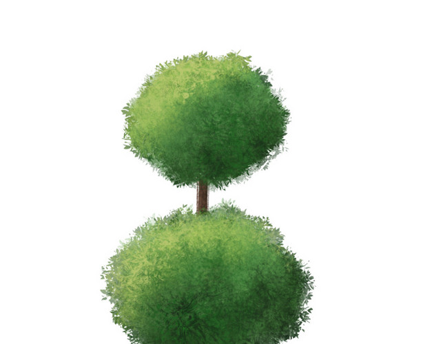 绿色树木绿植免抠素材