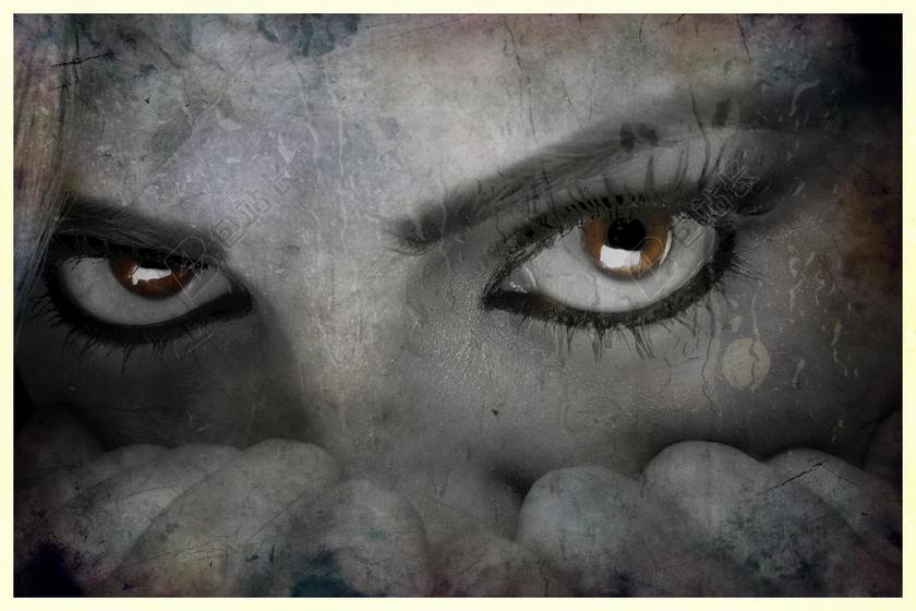 眼睛 恐惧 女性 人 表情 可怕 噩梦 应力 黑暗 害怕