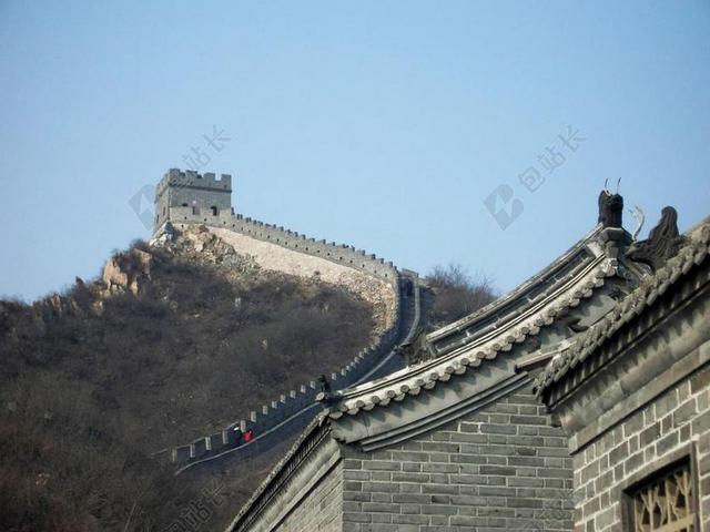 建筑时尚石墙背景图片