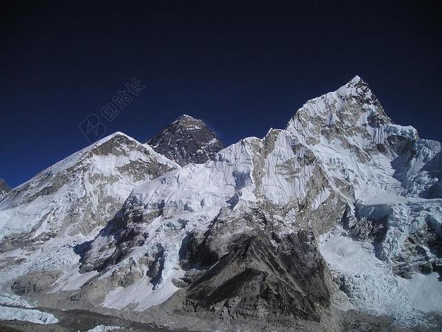 尼泊尔 喜马拉雅山 山 珠穆朗玛峰 NUPTSE
