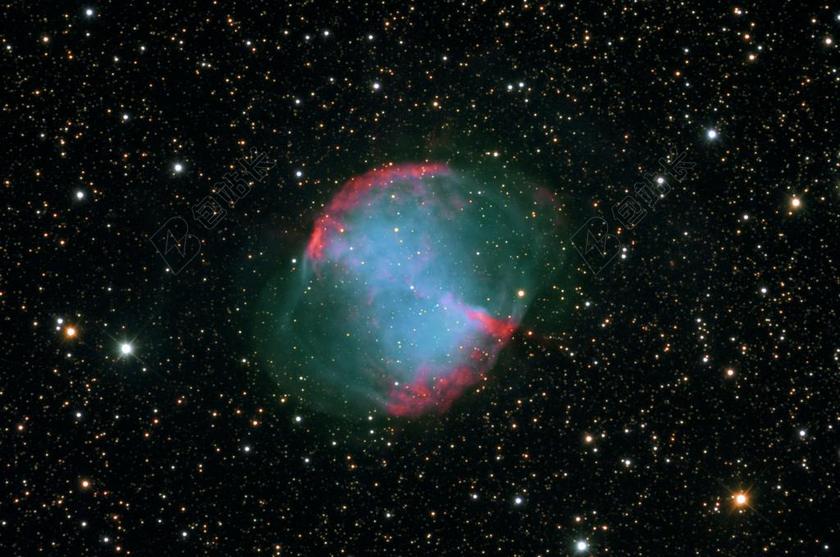 M27 梅西 夜晚的天空 哑铃星云 苹果的核心星云 行星状星云