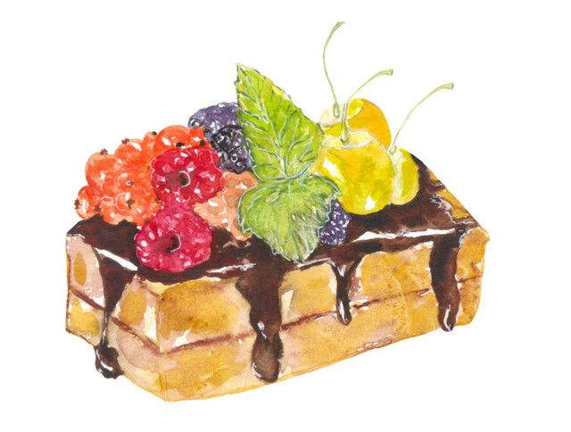 杂色可爱食品蛋糕素材