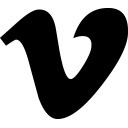 VIMEO视频博客图标矢量素材