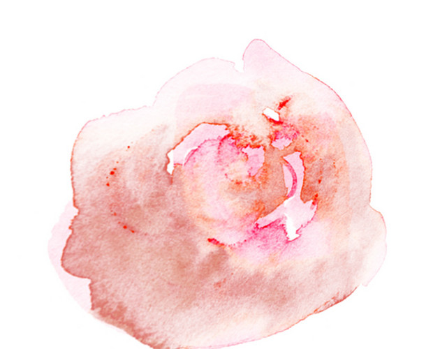 红色花矢量素材