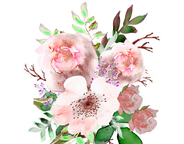 鲜花矢量素材