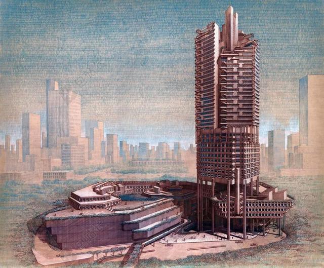 新加坡 摩天楼 摩天大楼 建设 架构 大堂 绘图 办公大楼