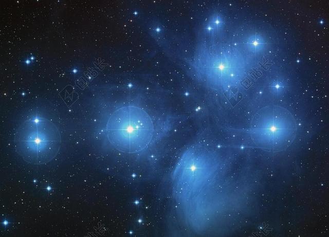 自然浩瀚的星空背景图片