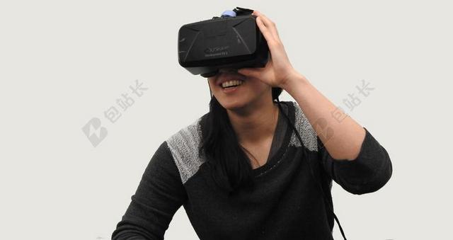 广告科技VR眼镜背景图片