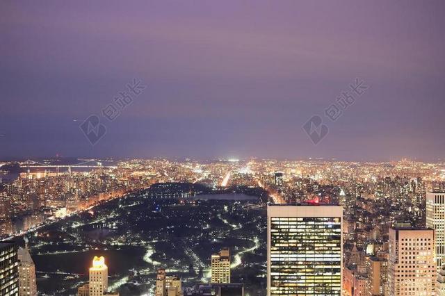 中央公园 纽约 天际线 纽约市 纽约城 纽约州 美国 曼哈顿