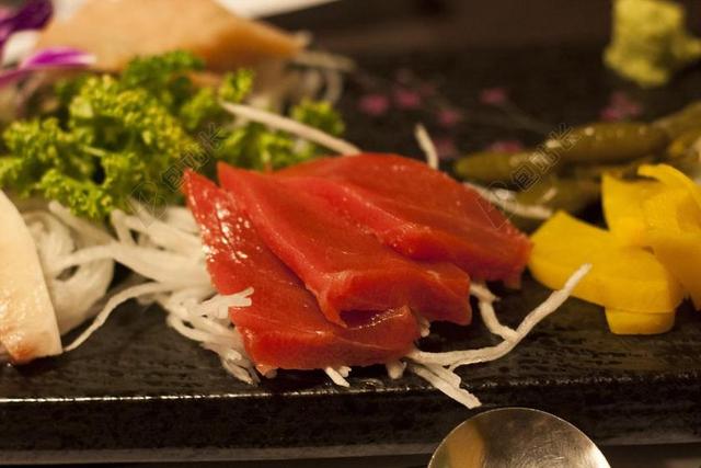 餐饮唯美日本寿司背景图片