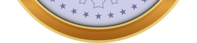 金属边框蓝色皇冠标签五星边框